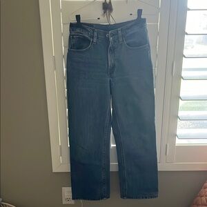 women’s abercrombie blue jeans